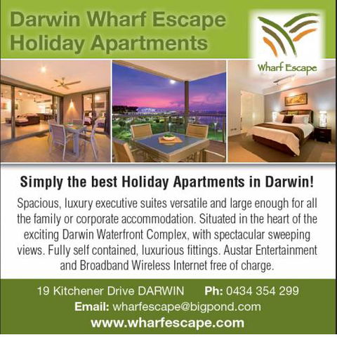 Darwin Wharf Escape Holiday Apartments - Australia Accommodation 13
