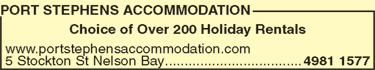 Port Stephens Accommodation - Australia Accommodation 4