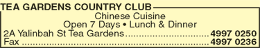 Tea Gardens Country Club & Motel - Australia Accommodation 8