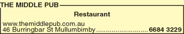 The Middle Pub - Australia Accommodation 7
