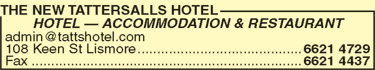 The New Tattersalls Hotel - Australia Accommodation 2