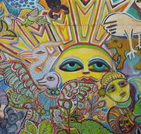 The Painting of Life by Mirka Mora - Australia Accommodation