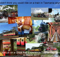Great Rail Experiences  Tasmania Tour 2017 - Australia Accommodation