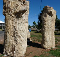 Fossilised Forrest Sculptures - Australia Accommodation