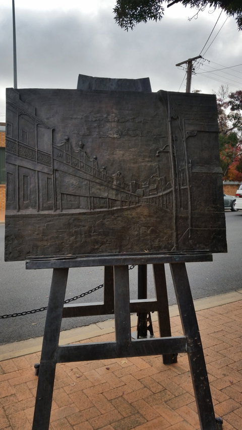 Russell Drysdale Easel Sculpture - Australia Accommodation 0