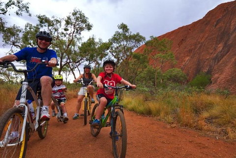 From Yulara: Discover Uluru Half Day Bike Tour - Australia Accommodation 0