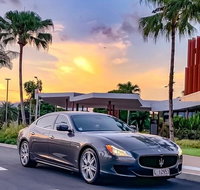 Maserati Quattroporte Limousine Transfer Cairns Airport to City - Australia Accommodation