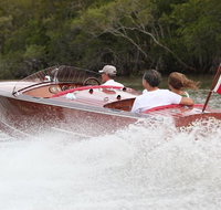 Noosa River Cruise for 2 people on a Classic Mahogany Speed Boat - 90 min. - Australia Accommodation