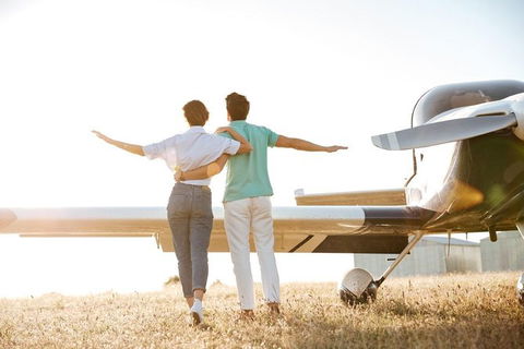 Romance Aircraft Flight + Scenic Tour + 3 Course Lunch + Beer Tasting + Hamper - Australia Accommodation 0