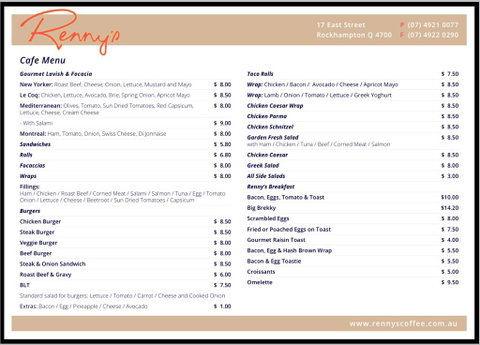 Renny’s Cafe & Takeaway - Australia Accommodation 3