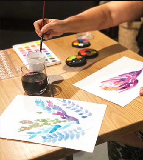 Paint And Sip Class: Watercolour And Wine - Australia Accommodation 0
