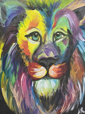 Online live streaming class: Paint the Lion King