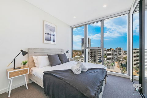 Amazing View Kozy 2 Bed APT With Parking Waterloo Nwa052 - Australia Accommodation 4