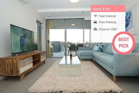 Westend 2 BED APT River Park Close To City UQ Qwe040 - Australia Accommodation 0