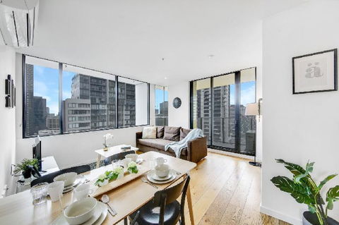 A Stylish 2BR CBD Apt With Beautiful City Views - Australia Accommodation 5
