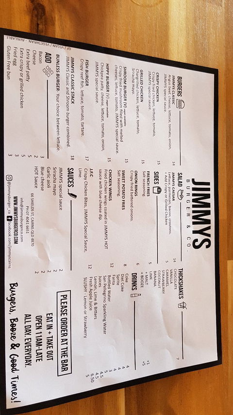 Jimmys Burger & Co - Australia Accommodation 3