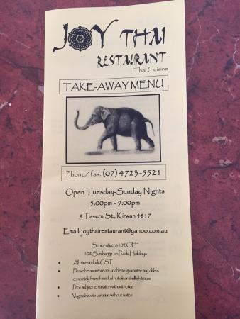 Joy Thai Restaurant - Australia Accommodation 0