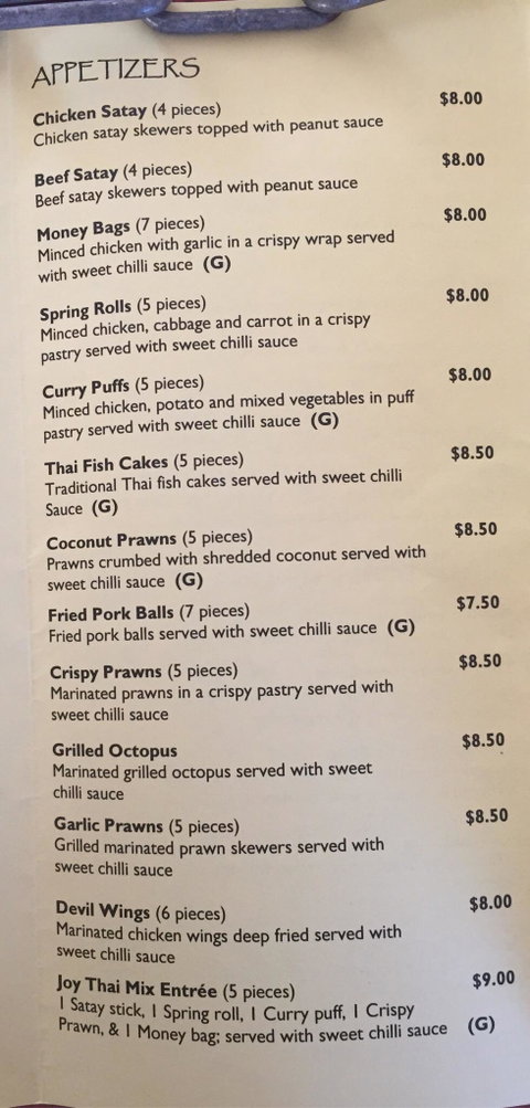 Joy Thai Restaurant - Australia Accommodation 3