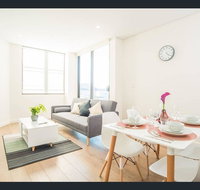 Gorgeous modern brand new two bedroom apartment with large lounge and private garden view balcony - Australia Accommodation