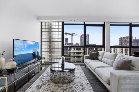 Stylish And Spacious Apt With Double Living Room - Australia Accommodation 1