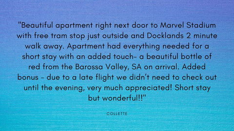 2Bedroom Apartment With Views In Docklands Next To CBD & Marvel Stadium - Australia Accommodation 9