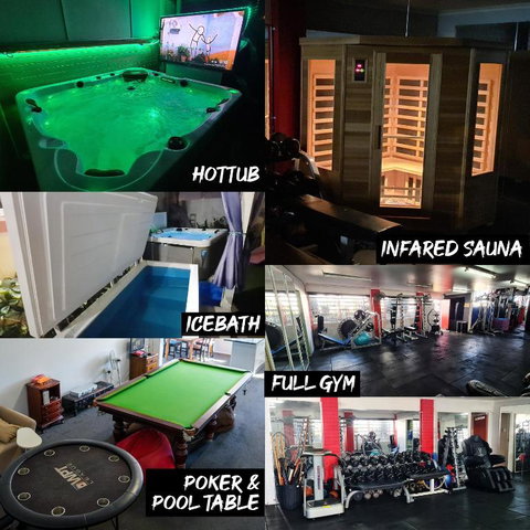 Hot Tub, Ice Bath, Gym, Sauna, Pool Table Coorparoo Haven - Australia Accommodation 0
