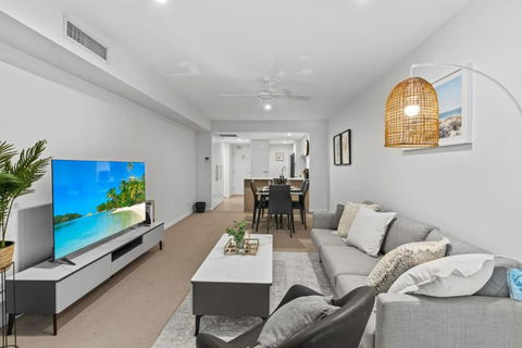 Modern 2B2B Suit Only 10mins To Airport N Southbank - Australia Accommodation 3