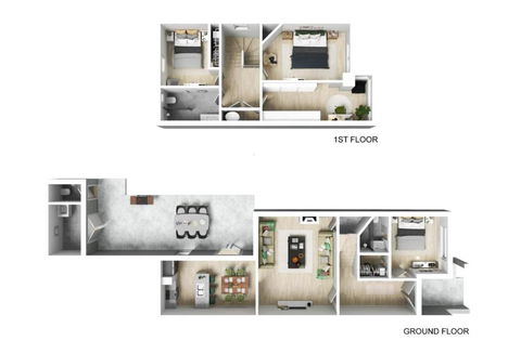 NEWLY RENOVATED LARGE 3.5 BDRM HOUSE! BEST OF MELB - Australia Accommodation 1